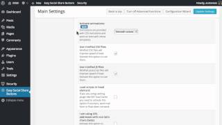 How to Configure the Share Button Template Settings in Easy Social Share Buttons