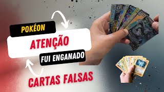 ATENÇÃO 🚨 CARTAS FALSAS DE POKEMON! FAKECARD. POKÉMON TCG.