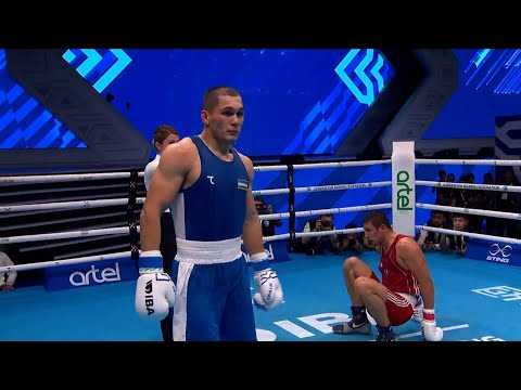 R16 (86KG) TOGAMBAY SAGYNDYK (KAZ) vs ABDULLAEV SHOKHJAKHON (UZB) | IBA World Championships 2023