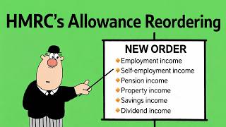 HMRC Allowance Reordering - personal tax allowance rules
