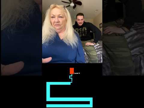 Grandmom plays scary maze game 😂