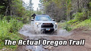 Driving on the actual Oregon Trail