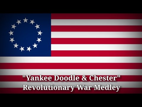 Yankee Doodle & Chester - Revolutionary War Medley [Lyrics & 1991 Remastered Version] #2in1