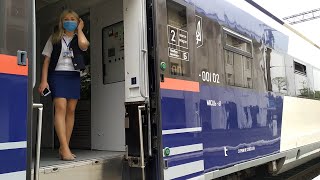 Видео обзор нового поезда Киверцы-Ивано-Франковск на вокзале в Моршине