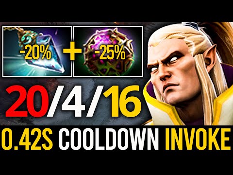 Octarine Core + Spell Prism!!! Crazy Invoker Nonstop Spam Skills | Dota 2 Invoker