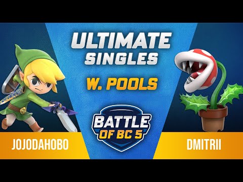JoJoDaHoBo (Toon Link) vs Dmitrii (Piranha Plant) - Ultimate Singles Losers Top 48 - Battle of BC 5