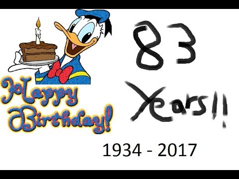 Donald Duck's 83 BIRTHDAY!!