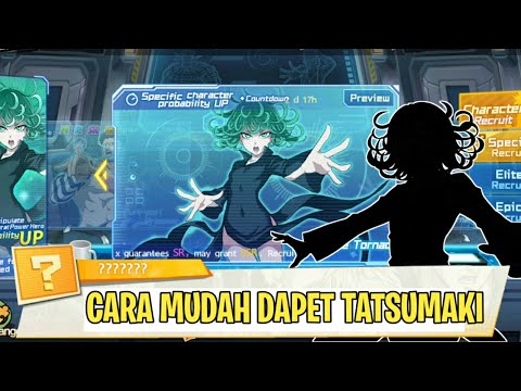 GACHA 60 TIKET DI REKRUT ARAHAN TATSUMAKI -  One Punch Man The Strongest