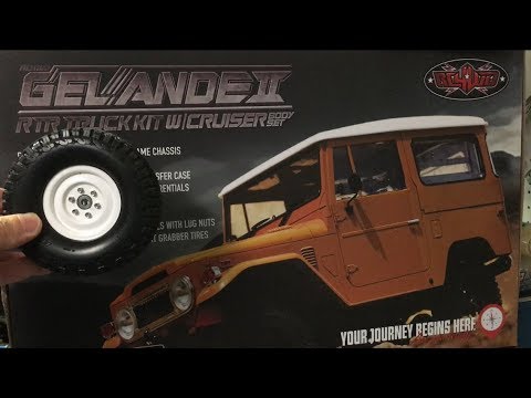 EPISODE 2 - RC4WD RTR Land Cruiser unboxing & GMade Rims & Proline BFGoodrich tire install