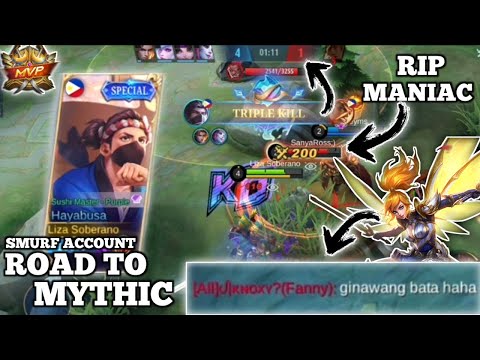 HAYABUSA FAST JUNGLE ROTATION ( UNLI BUFFS?! ) | HAYABUSA TOP GLOBAL GAMEPLAY - MLBB