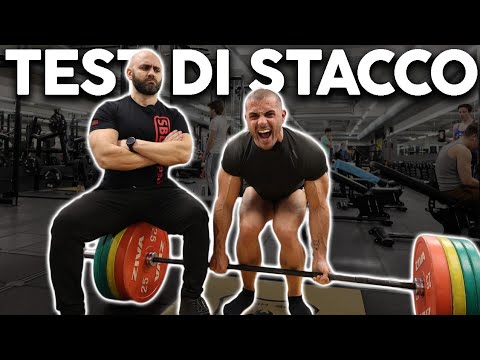 FEDERICO SANNA PROVA IL MASSIMALE DI STACCO DA TERRA