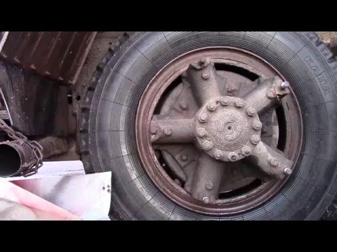 Клинит колесо на камазе