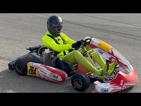 1st Test Drive with Rotax Senior MAX karting - Heat 1 - 333 Baltic Circuit in Latvia | Rem Vasilenko