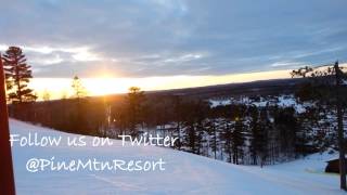 preview picture of video 'Chairlift Sunset at Pine Mountain Resort'