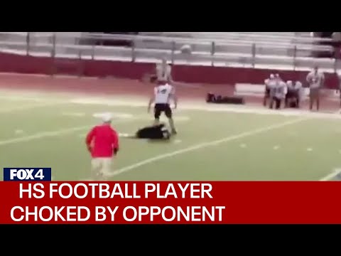 football dallas player targeted school choked