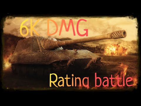 JG PZ E100 6K DMG 3Kills|Wot Blitz| [TOP REPLAY] Rating battle[3 minutes will be enough]