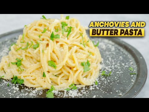I have Never Eaten such Delicious Pasta! Easy, Quick and very Tasty Anchovy Butter Pasta