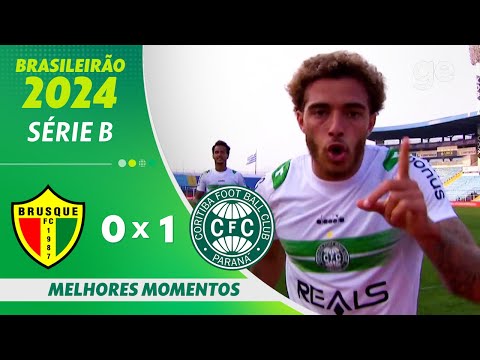Gols e lances de Brusque x Coritiba