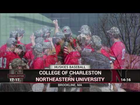 Northeastern Baseball vs. Charleston | April 15, 2017 | Game Recap