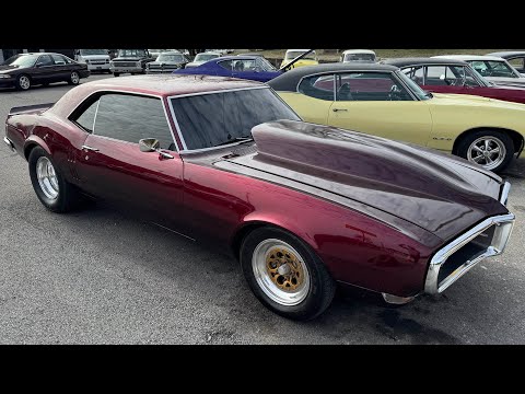 1968 Firebird PRO STREET Test Drive V8 4 Speed $34,900 Maple Motors #3397