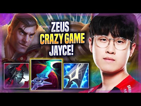 ZEUS CRAZY GAME WITH JAYCE! - T1 Zeus Plays Jayce TOP vs Riven! | Season 2022