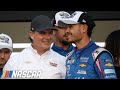 Wired up: Gordon celebrates with Larson on championship stage | NASCAR Cup Series Championship