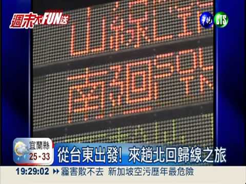 澎湖到花東! 北回歸線之旅玩透透