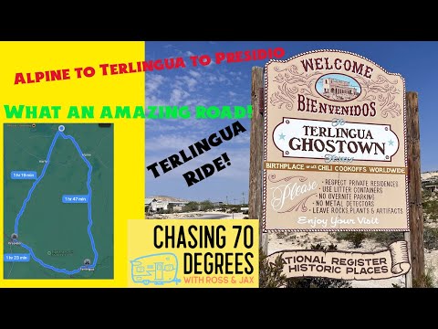 Amazing 258 mile ride out of Terlingua and Jackie stopped by Border Patrol checkpoint.