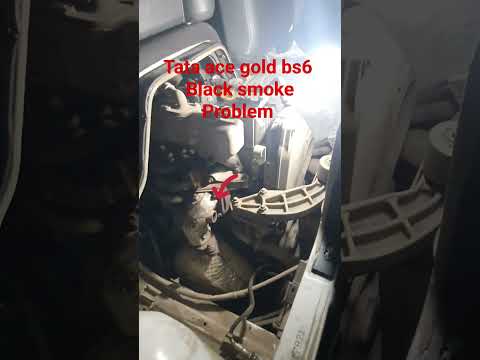 Tata ace gold bs6 Black smoke problem #shortvideo #tata #youtubeshorts #viralshorts