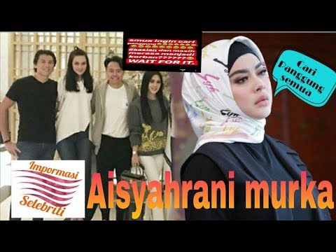 aisyahrani tidak terima murka ngamuk di Tokyo.  syahrini bekas doyan luna maya