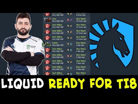 LIQUID is ready for TI8 — GH 15 games WIN STREAK in rank