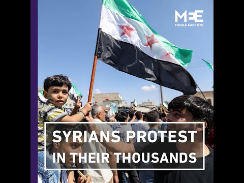 Syrians Protest Against Assad