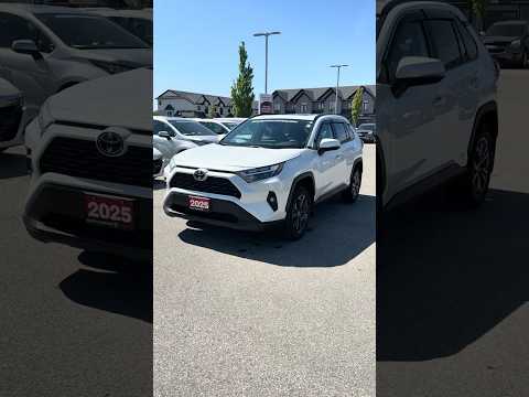 2025 Toyota RAV4 in White for sale at North London Toyota in London, ON