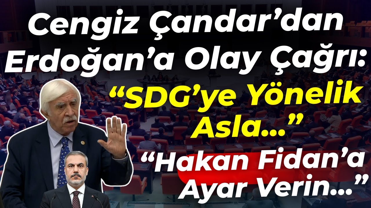 Cengiz Çandar'dan Erdoğan'a Olay Çağrısı!