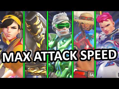 We ONLY Bought ATTACK SPEED Items in Overwatch Stadium