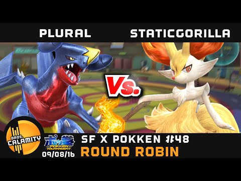 SFxP #48 | Plural (Garchomp) vs StaticGorilla (Braixen) - Round Robin - Pokken
