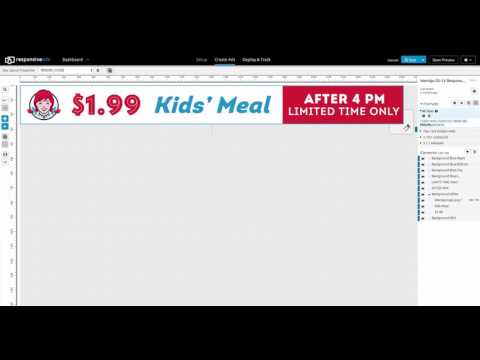 Wendy's Ad Creative Completely Fluid IAB Ad Flex