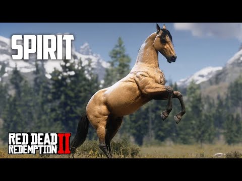 AMAZING HORSES - I found the SPIRIT - THE UNTAMED MUSTANGE - Red Dead Redemption 2