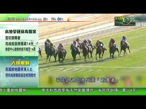 體育新聞-金鎗六十勝出2021浪琴表香港一哩錦標(12/12/2021)