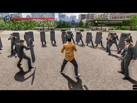 Yakuza Kiwami 3 - Defeat Suzuki's Security Personnel Gameplay | Chapter 9