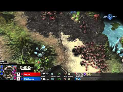 Starcraft2 ASUS ROG Summer 2015 SC2 - PtitDrogo P vs Losira Z