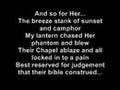 Cradle of filth - Her ghost in the fog with lyrics
