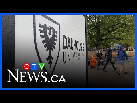 Dalhousie University students discuss faculty lock out