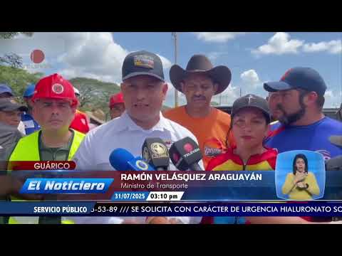 Alerta por inundaciones en municipio de Guárico – El Noticiero emisión meridiana 01/08/25