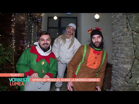 Spiridușii lui Moș Crăciun, acasă la Andreea Bănică