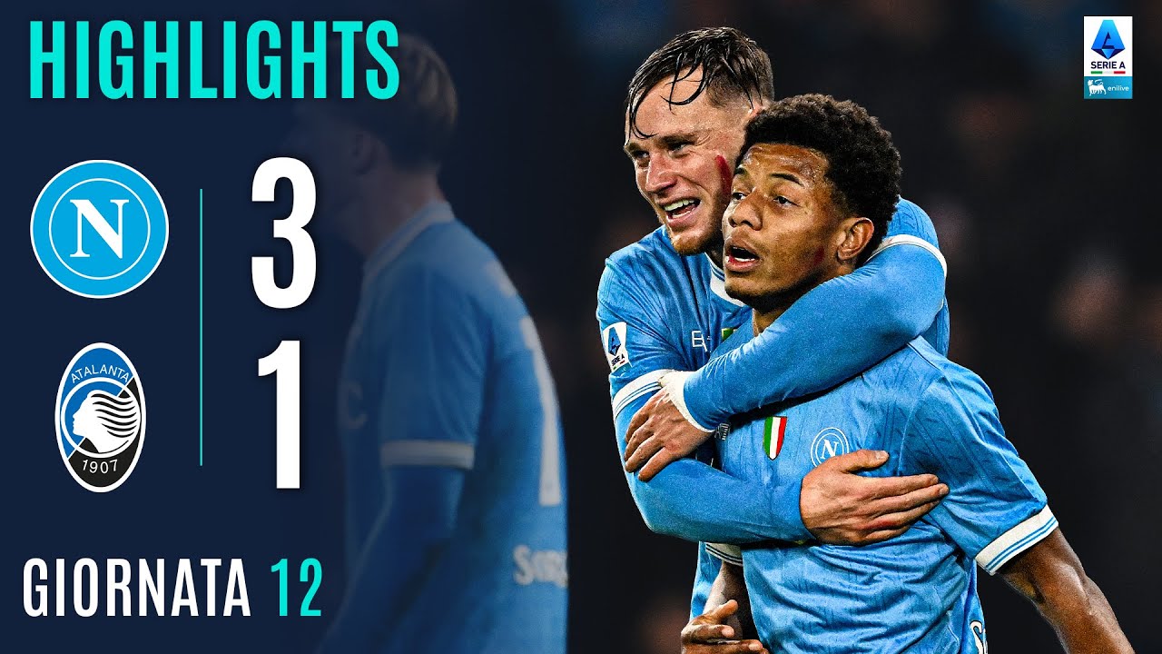 NAPOLI-ATALANTA 3-1 | HIGHLIGHTS | 12ª GIORNATA | SERIE A ENILIVE 2025/26