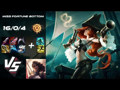 BOTTOM Miss Fortune vs Samira - EU Grandmaster Patch 25.S2.1