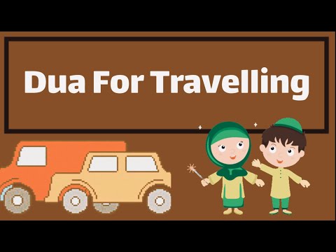 DUA FOR TRAVELLING || For Muslim kids