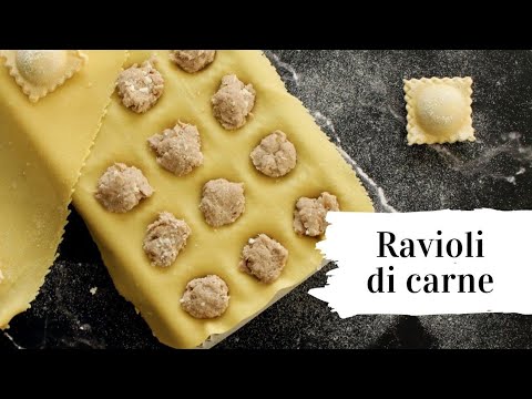 Come fare i ravioli di carne. Ricetta facile e veloce