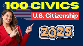 2025 random 100 civics questions and answers - U.S. citizenship test 2025 I N400 Interview #n400